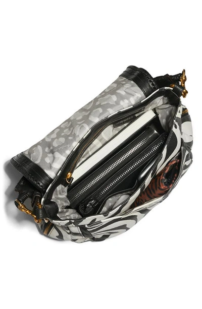 Shop Aimee Kestenberg All For Love Convertible Leather Shoulder Bag In Signature Zebra