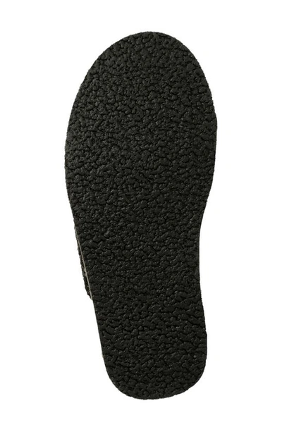 Revitalign Alder Faux Shearling Orthotic Slipper In Black