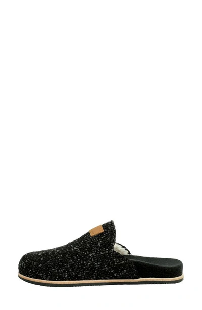 Shop Revitalign Alder Faux Shearling Orthotic Slipper In Black