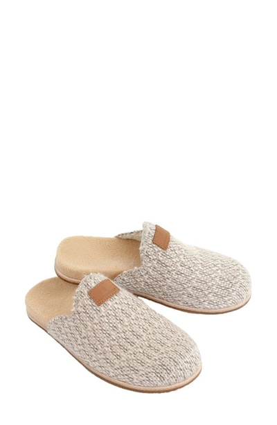 Revitalign Alder Faux Shearling Orthotic Slipper In Oatmeal