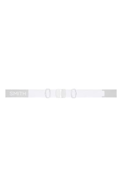 Shop Smith 4d Mag 184mm Snow Goggles In White Vapor / Rose Gold