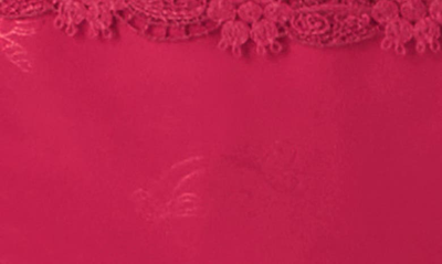Shop Simone Perele 'wish' Embroidered Tanga Thong In Ruby