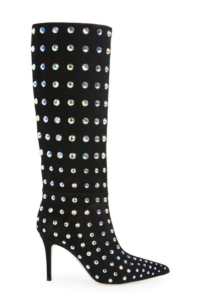 Shop Gianvito Rossi Spectra Crystal Embellished Boot In Black
