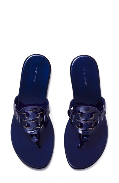 Shop Tory Burch Miller Soft Sandal In Navy Sea