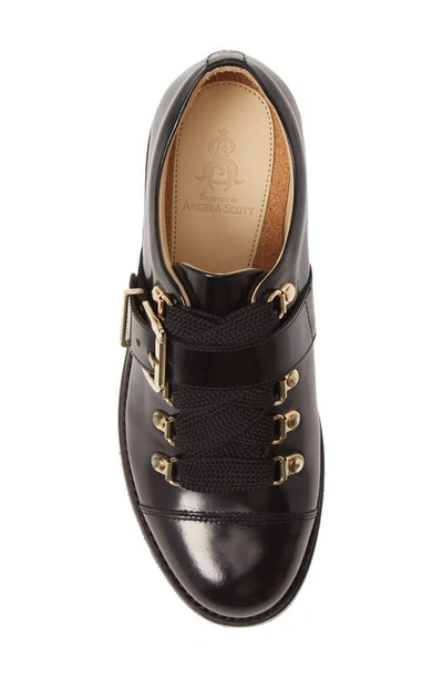 The Office Of Angela Scott Mr. Logan Leather Oxfords In Black
