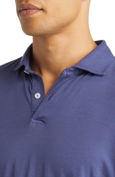 Shop Peter Millar Crown Crafted Journeyman Pima Cotton Polo In Navy