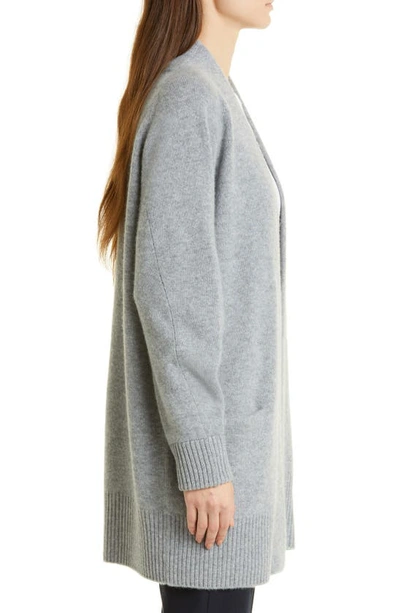 Shop Vince Shawl Collar Cashmere Cardigan In Med H Grey