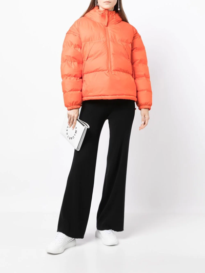 Shop Adidas By Stella Mccartney Padded Performance Jacket In Orange