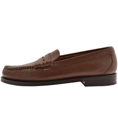 Shop Gh Bass Weejun Larson Tumble Loafers Brown