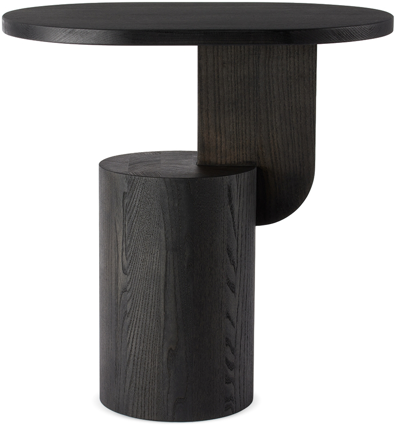 Shop Ferm Living Black Insert Side Table In Black Stained Ash