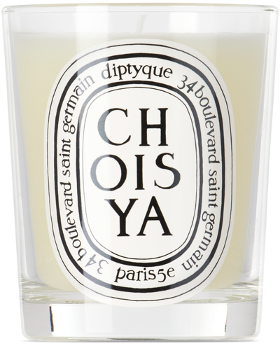 Shop Diptyque Off-white Choisya Candle, 190 G In Na