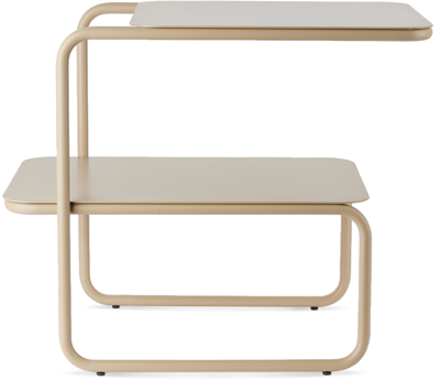 Shop Ferm Living Beige Level Side Table In Cashmere
