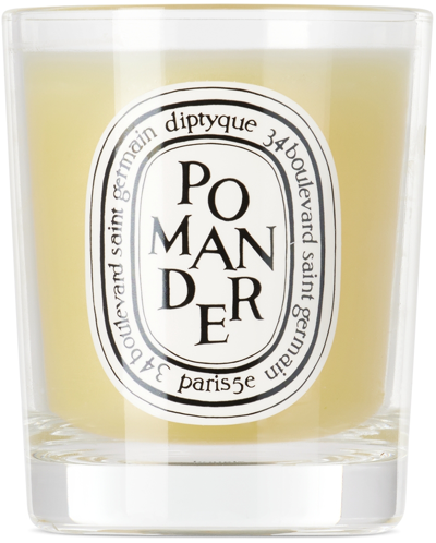 Shop Diptyque Off-white Pomander Mini Candle, 70 G In Na