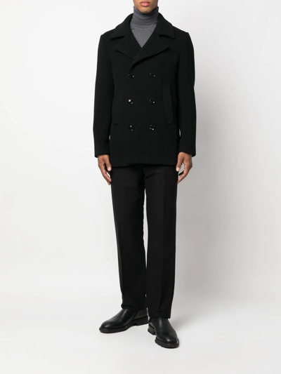 Shop Liu •jo High-neck Virgin Wool Jumper In Grau