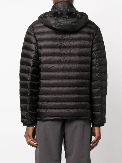C.p. Company Dd Shell Goggle Down-filled Jacket In Schwarz