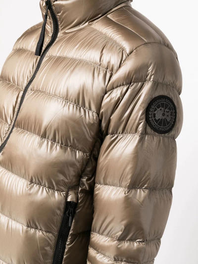Shop Canada Goose Crofton Pack-away Down-filled Jacket In Braun