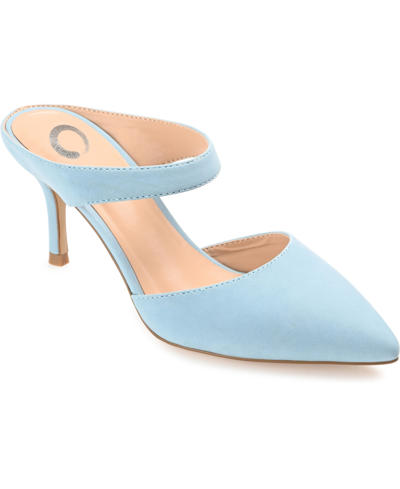 Journee Collection Collection Women's Maevali Pump In Blue