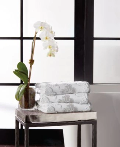 Shop Michael Aram Closeout  Orchid Bath Towel Collection In Grey