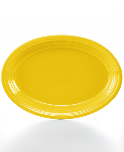 Fiesta Large Oval Platter 13" In Sunflower