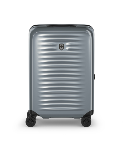 Shop Victorinox Airox Frequent Flyer Plus 22.8" Carry-on Hardside Suitcase In Silver-tone