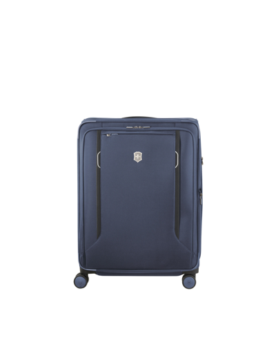 Shop Victorinox Werks 6.0 Large 27" Check-in Softside Suitcase In Blue