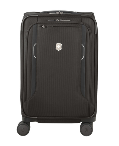 Shop Victorinox Werks 6.0 Frequent Flyer 21" Carry-on Softside Suitcase In Black