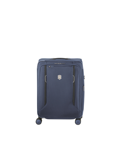 Shop Victorinox Werks 6.0 Medium 24" Check-in Softside Suitcase In Blue