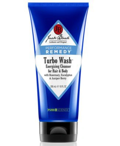 Shop Jack Black Turbo Wash Energizing Cleanser For Hair Body With Rosemary Eucalyptus Juniper Berry Collection