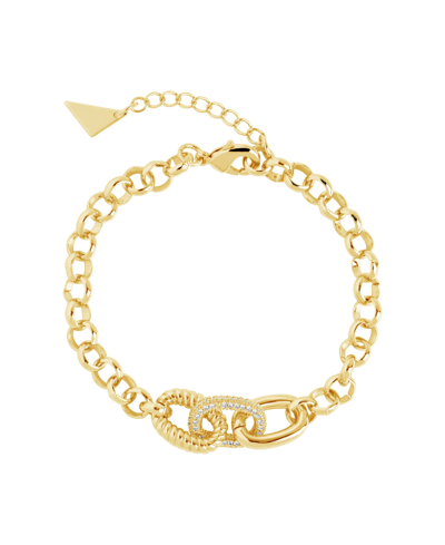 Shop Sterling Forever Jaycee Bracelet In Gold-plated