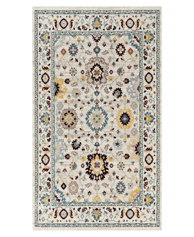 Shop Global Rug Designs Gems Wgm-3583 6'6" X 9'2" Area Rug In Ivory