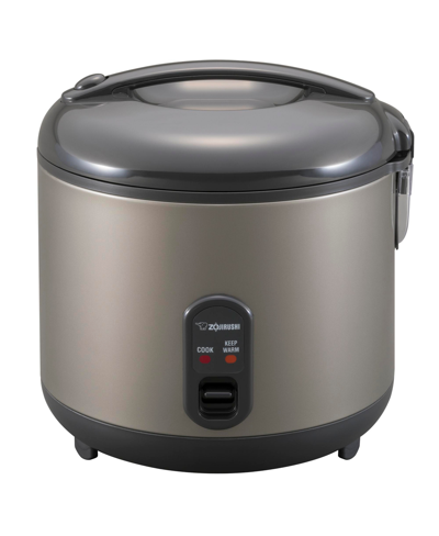 Shop Zojirushi Ns-rpc18hm 10 Cups Automatic Rice Cooker And Warmer In Metallic Gray