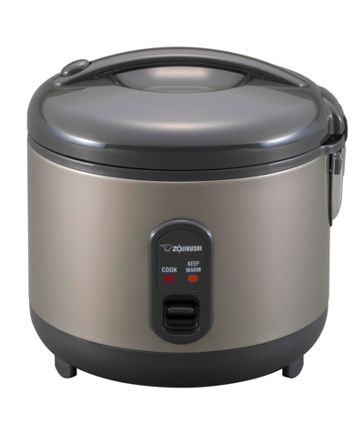 Shop Zojirushi Ns-rpc10hm 5.5 Cups Automatic Rice Cooker And Warmer In Metallic Gray