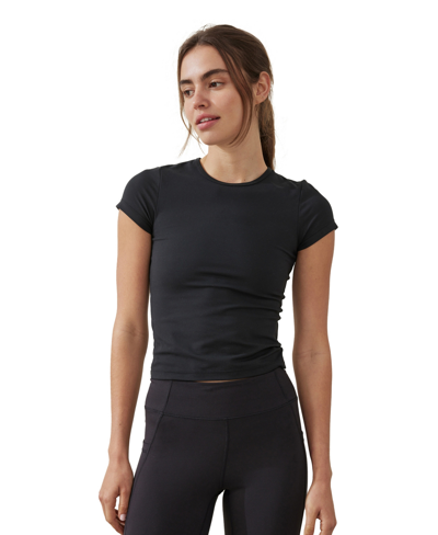 Shop Cotton On Body Women's Ultra Soft Fitted T-shirt In Black