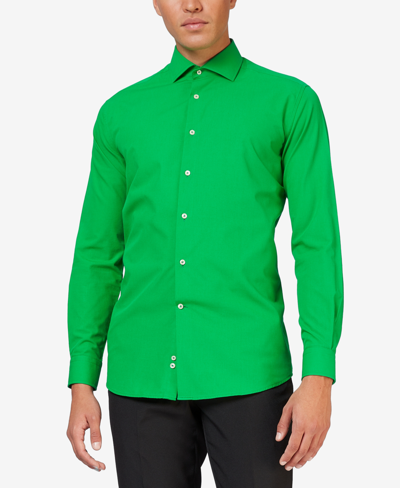 Shop Opposuits Men's Solid Color Shirt In Green
