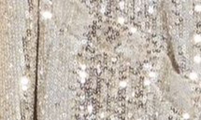 Shop Steve Madden Glitterbomb Sequin Duster In Silver Sequin
