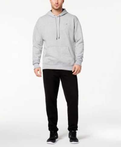 Shop Champion Mens Powerblend Matching Sweatshirt Sweatpants In Black