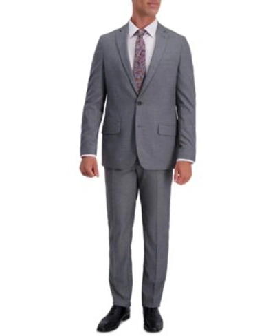 Shop Haggar J.m.  Mens Grid Pattern Slim Fit Suit Separate In Oxford