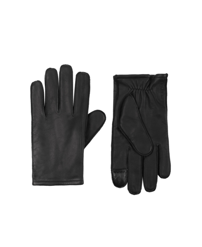 Shop Calvin Klein Men's Index Point Gloves In Black
