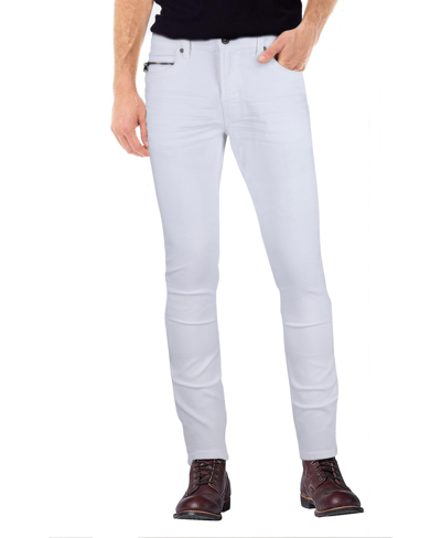 Shop X-ray Men's Stretch 5 Pocket Skinny Jeans In White