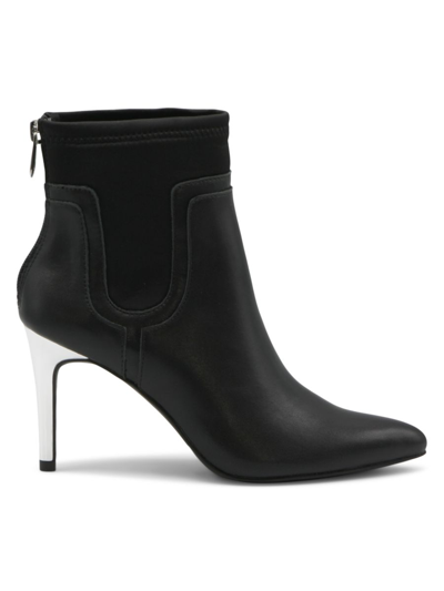 Shop Adrienne Vittadini Women's Netta Stiletto Booties In Black