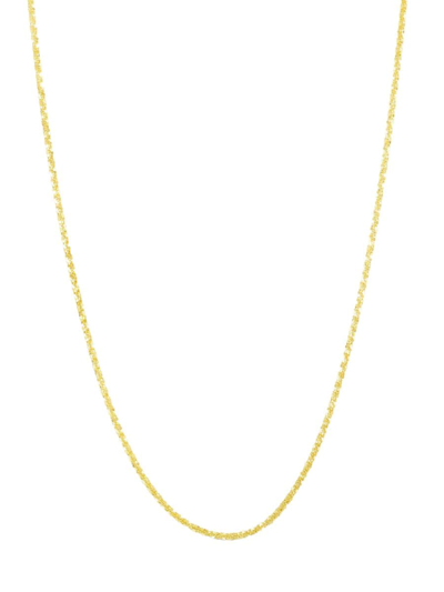 Shop Saks Fifth Avenue Women's 14k Yellow Gold Sparkle Chain Necklace
