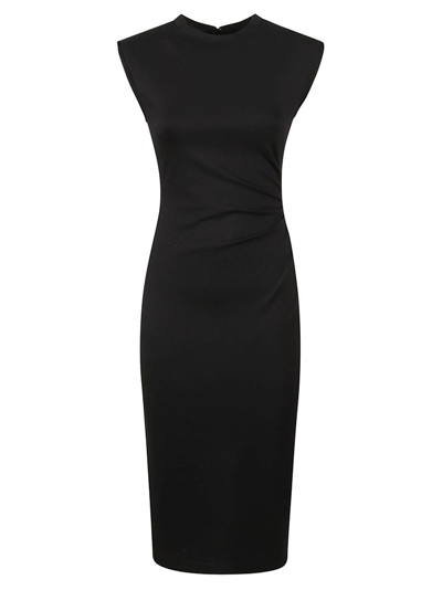 Shop Diane Von Furstenberg Darrius Sleeveless Knit Dress In Black