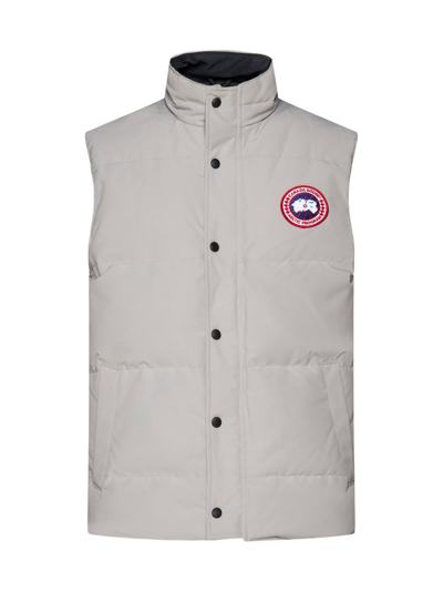CANADA GOOSE CANADA GOOSE LOGO PATCH PADDED VEST 