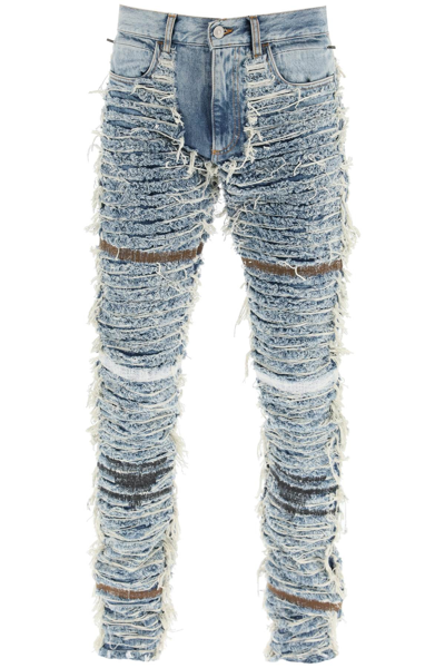 Shop Alyx 'blackmeans' 6 Pocket Jeans In Blue