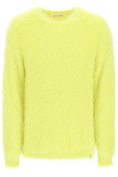 Shop Alyx Fur-effect Sweater In Yellow