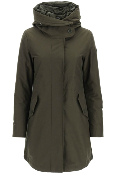 Shop Woolrich Military 3-in-1 Parka In Green