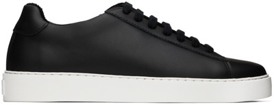 Shop Norse Projects Black Court Sneakers