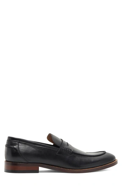 Winthrop Hamilton Leather Loafer In Black