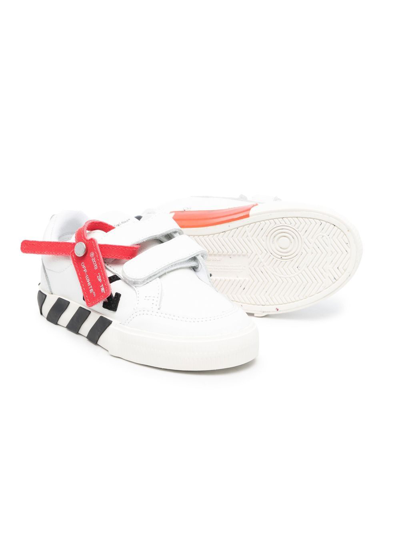 Shop Off-white Logo-patch Touch-strap Sneakers In White