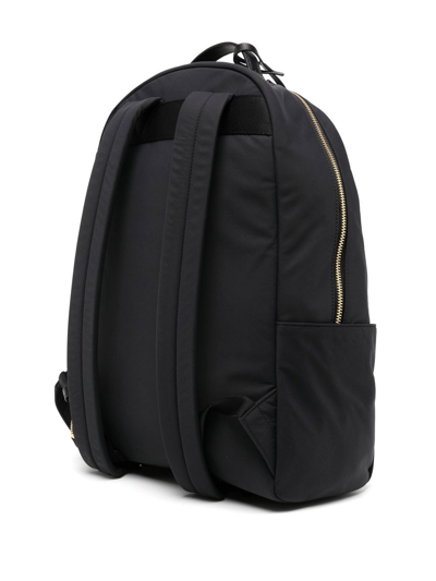 Shop Agnès B. Logo-plaque Backpack In Black